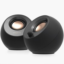 [크리에이티브] [2채널스피커] PEBBLE V3 [블랙]