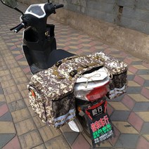 오토바이 안장가방 오토바이 뒷좌석 가방 모빌 방수 전동 스쿠터 홀더 기사 옆 양옆 택배, 03 중간 사이즈ACU카무플라주