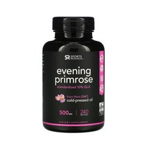 스포츠 리서치 이브닝 프림로즈 500mg 240정 앵초 씨앗 추출물 GLA
