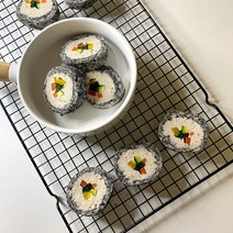 댕밥 강아지 김밥 피크닉 생일파티 수제간식, 90g(3P)