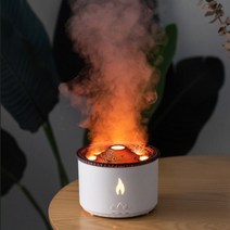 서영마켓 불멍가습기 화산가습기 감성 화이트+전용어댑터