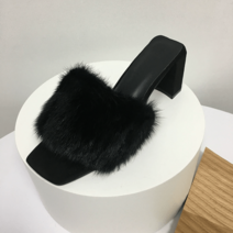 퍼슬리퍼 어그 슈즈 털슬리퍼 힐 컴포트 밍크털 통굽 일자슬리퍼 겨울