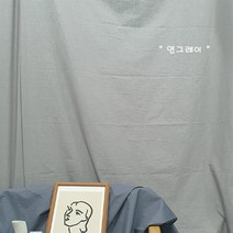 지오텍스 원단폭 240센치 촬영 배경천 촬영소품, 연그레이 240cm x 450cm