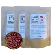 보깨니 소화 효소 팥 선식 500g x3 황국엔자임 꽃송이버섯
