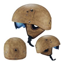 쇼에이 오픈페이스 티티앤코 헬멧 오픈 페이스 모터 Kask 플립 업 Casque 모토 Femme 스쿠터 하프 지붕 오토바이 여름, L, NO5