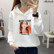 베베디 루나 간절기 기모 후드티