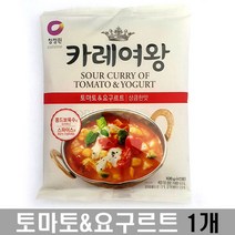 조은마켓 [기본이 다른 카레] 청정원 카레여왕 토마토&요구르트108g 스노우과립 퐁드보육수 매운맛조절, 1개