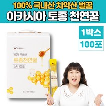 100% 국내산 치악산 진짜 아카시아 천연 토종 꿀 스틱 짜먹는 코스트코 명품 벌 꿀 결혼 답례품 꿀 탄소동위원소비