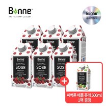 본네 (쿠폰다운/증정)링곤베리 퓨레 주스 500ml 6개입 (씨벅톤퓨레 1팩 증정), 없음