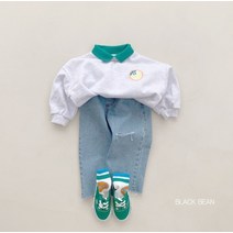 블랙빈구제청바지 유아 봄 키즈청바지 아동복코디 나들이룩 유아 아동복 주니어 봄나들이룩 어린이집등원룩
