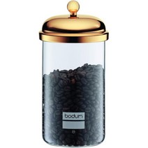 보덤 샹보르 클래식 밀폐 원두 유리 보관함 1L 구리