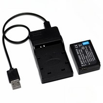삼성 NX1000 NX1100 NX300 NX300M 미러리스 카메라 배터리 + USB 충전기, 배터리 1개 + 충전기 1개
