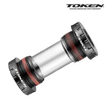 토켄 TOKEN EXTERNAL BB TK878EX - TBT BSA Threads/Shimano/세라믹(TBT)베어링 비비 자전거 베어링, EXTERNAL BB TK878EX - TBT:블랙