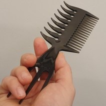 3가지 고급 바버샵 포마드브러쉬 슬릭백빗 플라스틱