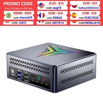 소형PC 미니PC 산업용미니PC JK01 게임용 미니 PC 인텔 재스퍼 셀러론 N5095 8G/16G 256G/512G Windows 11, 01 Support M.2 SATA_01 미국, 04 8GB DDR4 512GB SSD