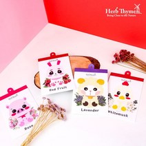 허브타임 허브타임 허브 종이 방향제 12종, 레몬(코아)