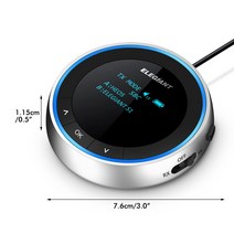 ELEGIANT bluetooth 5.1 Audio Receiver Transmitter RCA 3.5mm AUX Adapter with Mic for TV Car PC Lapto, 01 with 3.5mm RCA_01 블루투스 v5.0