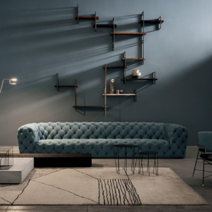 이태리쇼파 명품쇼파 넓은 고급쇼파, 4인 280x103x67cm, 블루그린(옵션외 색상 별도문의)