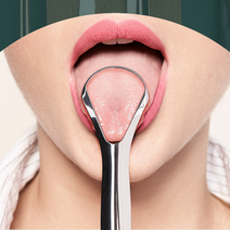 퍼스트드로우 스테인리스 혀 클리너 혀백태제거 설태제거 혓바닥청소, 로즈골드, 기본타입