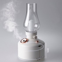 미니가습기 램프가습기 데스크가습기 신혼선물 집들이선물, 화이트