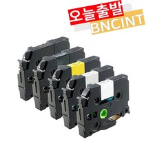 브라더 PT-P300BT PT-D600 PT-P700 PT-P900W PT-D200 라벨지 라벨테이프 라벨프린터기 호환, 검정바탕/흰색글자 (TZe-335), 12mm