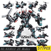 [레고공식] 변형 로봇 변환 엔지니어링 차량 군사 블록 키트 76123 76124 76125 76126 76131 퍼즐 완구 어린이 선물, [11] 633013