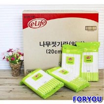 ForU519 이라이프나무젓가락 40개 일회용수저 일회용 나무젓가락 일회용품 젓가락 구강, 상세페이지 참조