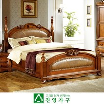 포에버 가죽 퀸 침대 (매트리스제외), 상세페이지 참조