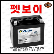할리데이비슨 펫보이 1690CC 프리미엄 배터리, 1개