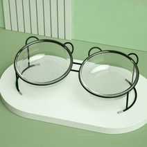 아드펫 강아지밥그릇2구 고양이 물그릇 강아지 식기 애견 밥그릇, 그린