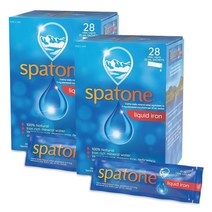 Spatone 스파톤 리퀴드 아이언 액상 철분 28개입 25ml 2팩
