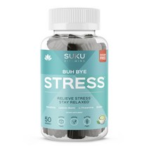 Suku Vitamins 부 바이 무설탕 마차 구미 글루텐 프리 비건 무설탕, 50개입, 1개