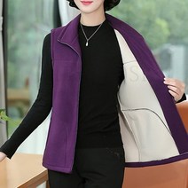 kirahosi 중년여성 가을조끼 외출조끼 빅사이즈 할머니조끼 엄마옷 조끼 G48 +덧신 증정 CCu4hnsx