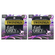 Twinings The Earl Grey Our Classic Blend 트와이닝 클래식 블렌드 얼그레이 홍차 티백 100입X2개