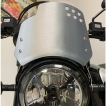 두카티 스크램블러800 / 400 스크램블러1100 튜닝 파츠 커스텀 금속 윈드쉴드 스크린 미니 숏스크린, 3