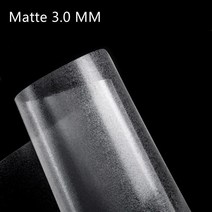 원형테이블보 PVC 테이블 매트 유리 부드러운 천 투명 방수 러그 및 가정 거실 식탁보, 없음, 137.Matte 3.0 MM - 80x130cm 31