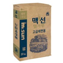 맥선 밀가루 고급제면용, 20kg, 4개