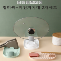 1+1 2개세트 키친거치대 냄비뚜껑거치대 얼룩조릿대 후라이팬뚜껑거치대 싱크대악세사리 싱크대받침대 조리작업대 주방용작업대, 네이비 2개