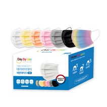 데이바이데이 세븐데이즈 일회용 마스크 7종, 3개