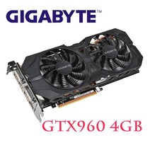gigabyte gtx 960 4gb 그래픽 카드 128bit gddr5 GPU 비디오 카드 nvidia geforce gv-n960wf2oc-4gd hdmi dvi용 비디오 카드
