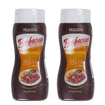 피코크 바베큐 소스 340g x 2개, 680g