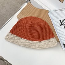 캐주얼니트모자 블러킹 털실 여성 겨울 가을 보온 얼굴이 작아 보인다 버켓 벙거지모자 2605973912