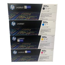 HP 정품토너 CE410A~CE413A Laserjet Pro 300 Color Printer M351a 검정+파랑+빨강+노랑 검정 2090매/컬러 2600매, 1개