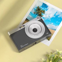 여자 고화질 입문 급학생 포켓 디지털 귀여운 DSLR카메라, T02-블랙업 스크럽 5000w 화소, C04-세트 4