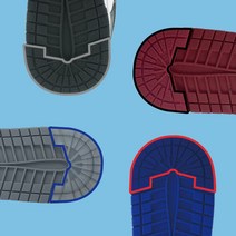 조던1 덩크 뒷굽 밑창 보강 아웃솔 프로텍터 솔쉴드 솔가드 밑창 스티커, XS(235-240), 블랙