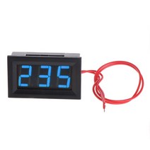 자기온습도기록계 온습도 기록용지 기록지 2 와이어 0 56 quot AC 30V 500V LED 디지털 전압계 모니터 테스터 110V 220V 380V P82D 318EA 9, 01 파란