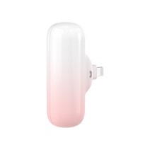 무선 도킹형 일체형 미니 보조배터리 4000mAh 고속충전 대용량 보조배터리, 8핀