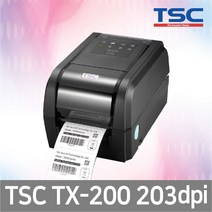 TSC TSC TX-200 바코드프린터 라벨프린터 감열 열전사, 1개, TX-200 시리얼/
