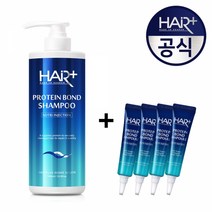 [헤어플러스]단백질 본드 샴푸 1000ml+앰플 15ml 4개, 단품