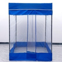 방수발렛주차천막 바람막이 방풍 텐트 부스 야외 흡연실 농기계 보관 창고, 2x2 4투명천